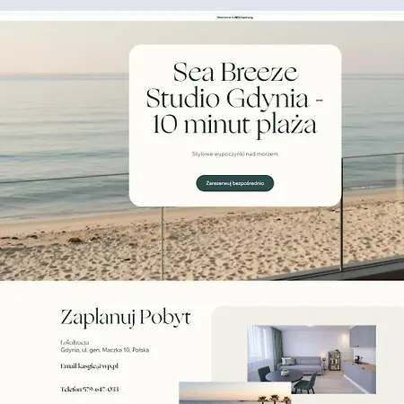 Lejlighed Sea Breeze - 10 Minut Plaza Gdynia